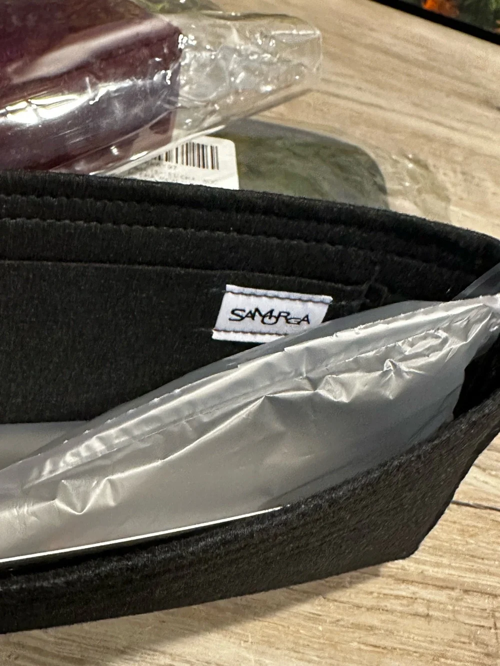 Samorga 1.2mm Black Felt Insert for the Chanel Wallet on Chain (WOC) Black - Picture 3 of 5